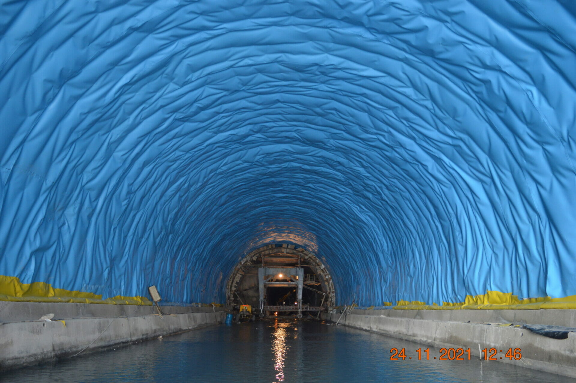 Construction of Wider Section Tunnel No. 5
