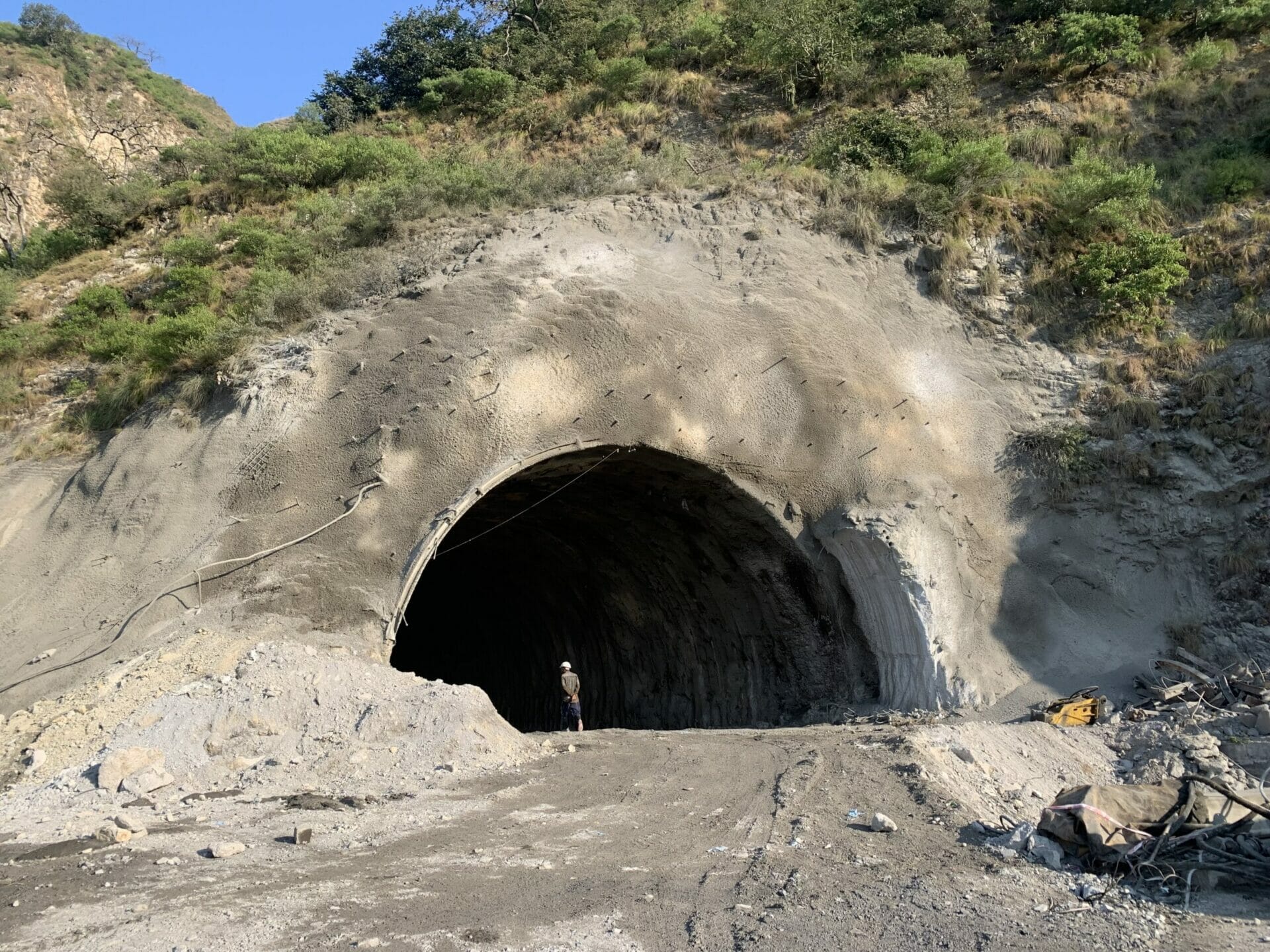 Construction of Wider Section Tunnel No. 5