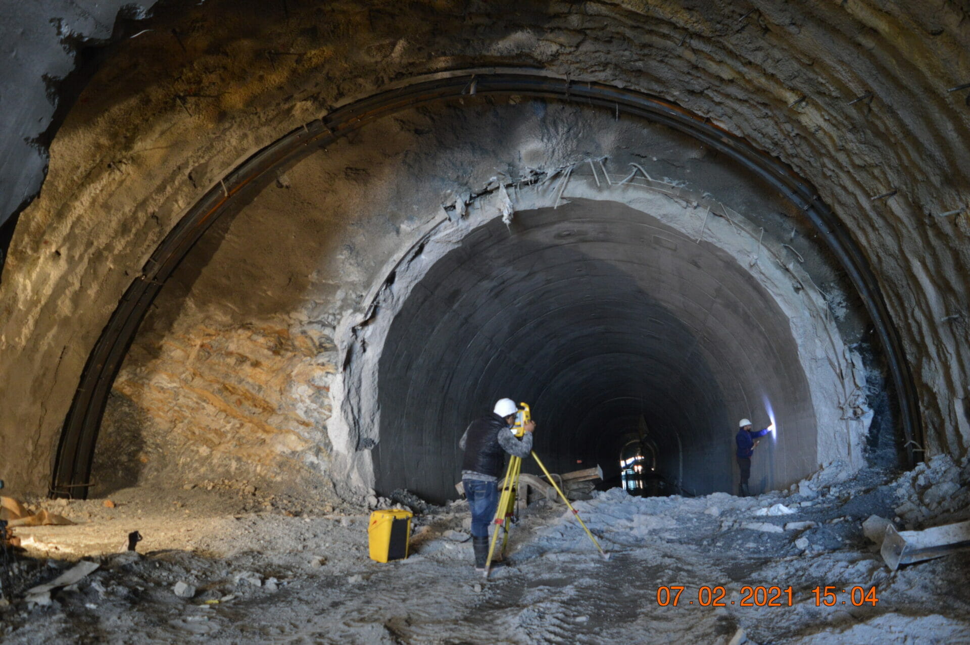 Construction of Wider Section Tunnel No. 5