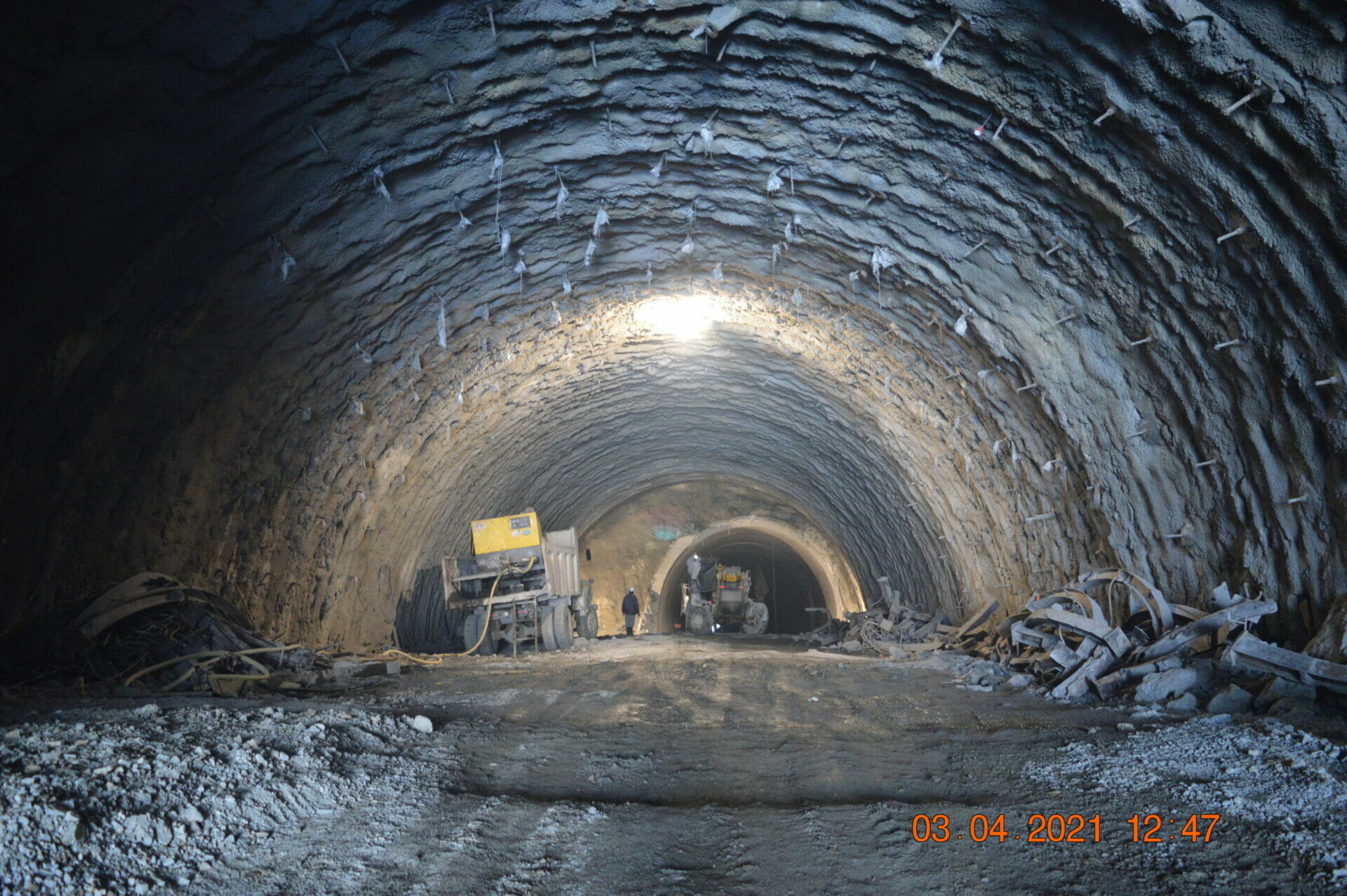 Construction of Wider Section Tunnel No. 5