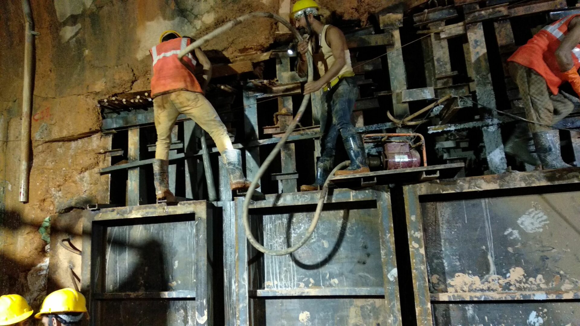 Restoration work in Pernem Tunnel